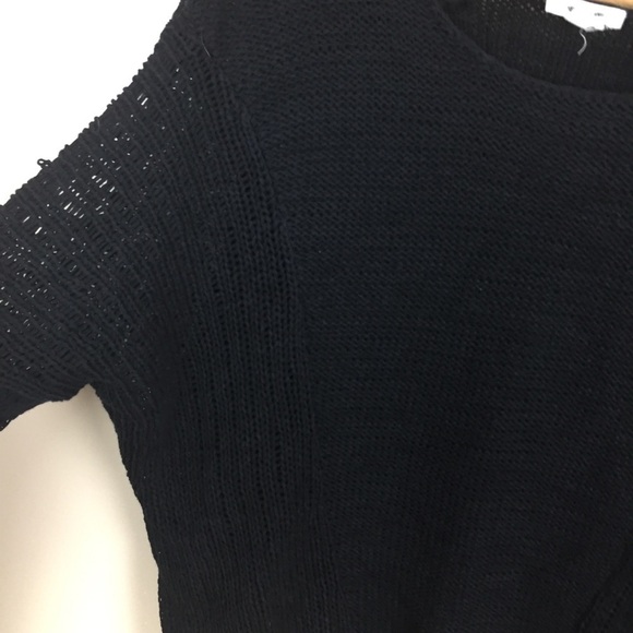 [Helmut Lang] Small Black Fisherman Knit Long Sleeve Pullover Sweater - Picture 5 of 8
